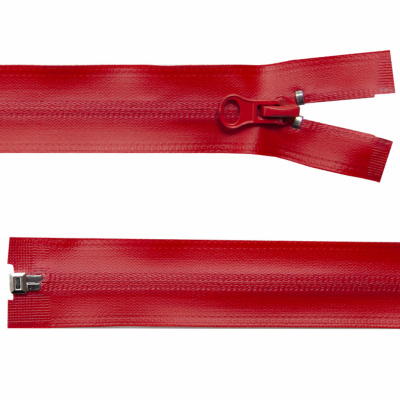 Молния водонепроницаемая PVC Т-7, 60 см, разъемная, цвет (820) красный - купить в Ноябрьске. Цена: 49.39 руб.