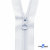 Спиральная молния Т5 501, 65 см, автомат, цвет белый - купить в Ноябрьске. Цена: 14.83 руб.