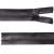 Молния водонепроницаемая PVC Т-7, 20 см, неразъемная, цвет (301)-т.серый - купить в Ноябрьске. Цена: 21.56 руб.