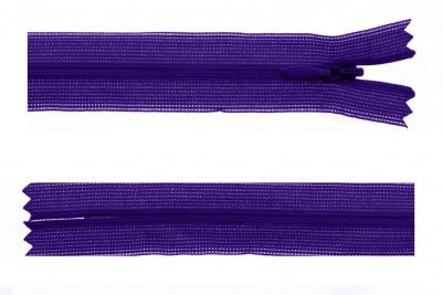 Молния потайная Т3 866, 50 см, капрон, цвет фиолетовый - купить в Ноябрьске. Цена: 8.62 руб.