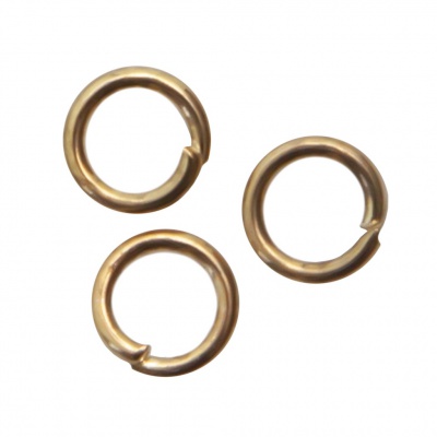 Кольцо  соединительное для бижутерии 4 мм, цв.-золото - купить в Ноябрьске. Цена: 0.41 руб.