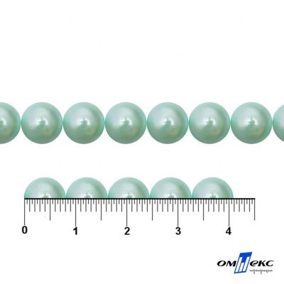 0404-5146А-Полубусины пластиковые круглые "ОмТекс", 8 мм, (уп.50гр=365+/-3шт), цв.086-бл.бирюза - купить в Ноябрьске. Цена: 63.46 руб.