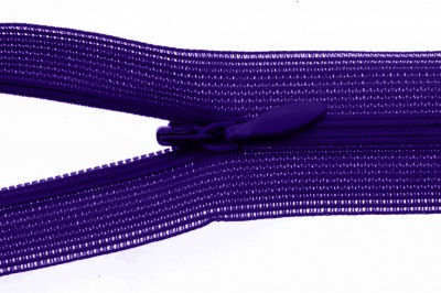 Молния потайная Т3 866, 20 см, капрон, цвет фиолетовый - купить в Ноябрьске. Цена: 5.27 руб.