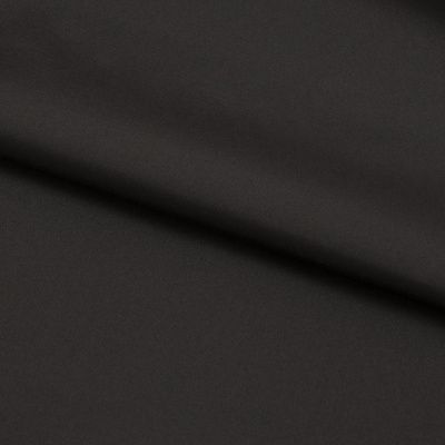 Курточная ткань Дюэл Middle (дюспо), WR PU Milky, Black/Чёрный 80г/м2, шир. 150 см - купить в Ноябрьске. Цена 123.45 руб.