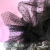 Евро-фатин горох, 100% полиэфир, 15 г/м2, 150 см. 16-167/черный - купить в Ноябрьске. Цена 241.13 руб.
