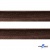Кант атласный 074, шир. 12 мм (в упак. 65,8 м), цвет коричневый - купить в Ноябрьске. Цена: 237.16 руб.
