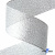 Лента металлизированная "ОмТекс", 50 мм/уп.22,8+/-0,5м, цв.- серебро - купить в Ноябрьске. Цена: 149.71 руб.