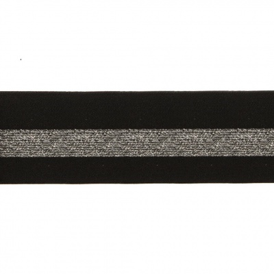 #2/6-Лента эластичная вязаная с рисунком шир.52 мм (45,7+/-0,5 м/бобина) - купить в Ноябрьске. Цена: 69.33 руб.