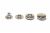Кнопка металлическая "Альфа" с пружиной, 15 мм (уп. 720+/-20 шт), цвет никель - купить в Ноябрьске. Цена: 1 466.73 руб.