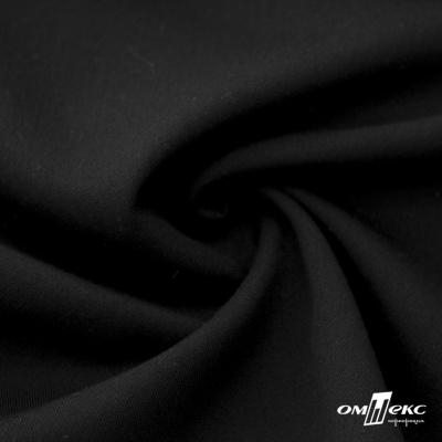 Ткань костюмная "Эльза" 80% P, 16% R, 4% S, 160 г/м2, шир.150 см, цв-черный #1 - купить в Ноябрьске. Цена 332.71 руб.