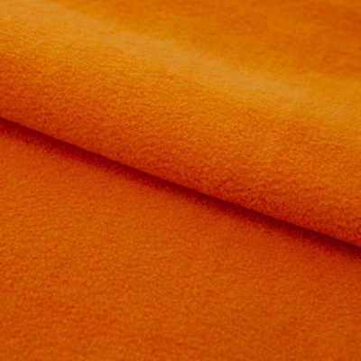 Флис DTY 16-1358, 250 г/м2, шир. 150 см, цвет оранжевый - купить в Ноябрьске. Цена 640.46 руб.