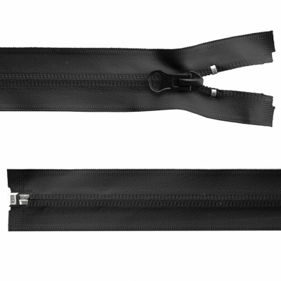 Молния водонепроницаемая PVC Т-7, 100 см, разъемная, цвет чёрный - купить в Ноябрьске. Цена: 61.89 руб.