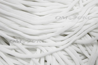 Шнур Т-02 (4с2) мелкое плетение 4мм 100 м белый - купить в Ноябрьске. Цена: 2.50 руб.
