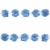 Тесьма плетеная "Рюш", упак. 9,14 м, цвет голубой - купить в Ноябрьске. Цена: 45.87 руб.