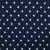 Креп стрейч Амузен, 85 г/м2, 19-3920 (т.синий)/белый крупный горох, шир.150 см - купить в Ноябрьске. Цена 220.50 руб.