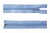 Спиральная молния Т5 351, 75 см, автомат, цвет св.голубой - купить в Ноябрьске. Цена: 16.28 руб.