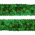 Тесьма с пайетками D4, шир. 20 мм/уп. 25+/-1 м, цвет зелёный - купить в Ноябрьске. Цена: 778.19 руб.