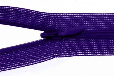 Молния потайная Т3 866, 50 см, капрон, цвет фиолетовый - купить в Ноябрьске. Цена: 8.62 руб.