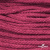 Шнур плетеный d-6 мм, 70% хлопок 30% полиэстер, уп.90+/-1 м, цв.1068-фуксия - купить в Ноябрьске. Цена: 588 руб.