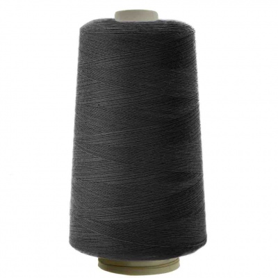 Швейные нитки (армированные) 28S/2, нам. 2 500 м, цвет чёрный - купить в Ноябрьске. Цена: 139.91 руб.