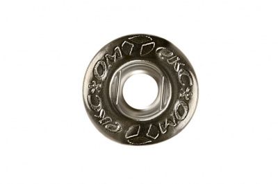 Кнопка металлическая "Альфа" с пружиной, 15 мм (уп. 720+/-20 шт), цвет никель - купить в Ноябрьске. Цена: 1 466.73 руб.