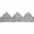 Тесьма металлизированная 0384-0240, шир. 40 мм/уп. 25+/-1 м, цвет серебро - купить в Ноябрьске. Цена: 490.74 руб.