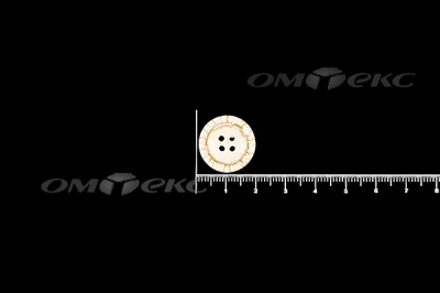 Пуговица деревянная круглая №33 (18мм) - купить в Ноябрьске. Цена: 2.55 руб.