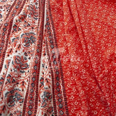 Плательная ткань "Фламенко" 24.1, 80 гр/м2, шир.150 см, принт этнический - купить в Ноябрьске. Цена 243.96 руб.