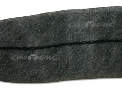 WS7225-прокладочная лента усиленная швом для подгиба 30мм-графит (50м) - купить в Ноябрьске. Цена: 16.97 руб.