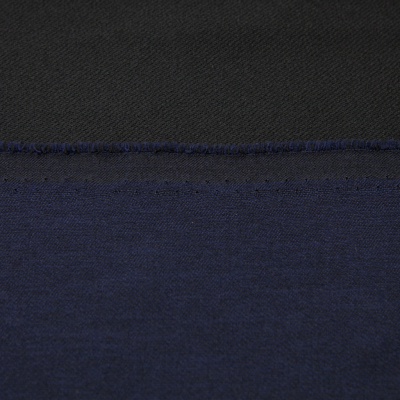 Ткань костюмная 26150 2009, 214 гр/м2, шир.150см, цвет т.синий - купить в Ноябрьске. Цена 358.58 руб.