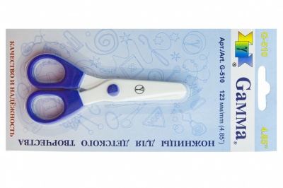 Ножницы G-510 детские 123 мм - купить в Ноябрьске. Цена: 137.45 руб.