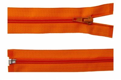 Спиральная молния Т5 849, 50 см, автомат, цвет оранжевый - купить в Ноябрьске. Цена: 13.41 руб.