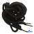 Шнурки #106-09, круглые 130 см, цв.чёрный - купить в Ноябрьске. Цена: 21.92 руб.