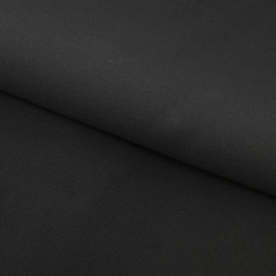Костюмная ткань "Элис", 200 гр/м2, шир.150см, цвет чёрный - купить в Ноябрьске. Цена 306.20 руб.