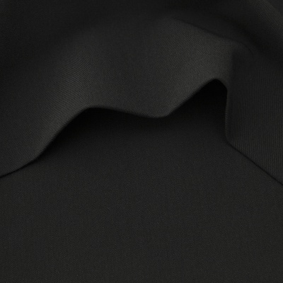 Костюмная ткань с вискозой "Меган", 210 гр/м2, шир.150см, цвет чёрный - купить в Ноябрьске. Цена 382.42 руб.