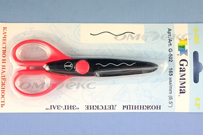 Ножницы G-502 детские 165 мм - купить в Ноябрьске. Цена: 292.21 руб.