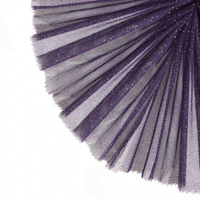 Сетка Глиттер, 24 г/м2, шир.145 см., пурпурный - купить в Ноябрьске. Цена 117.24 руб.