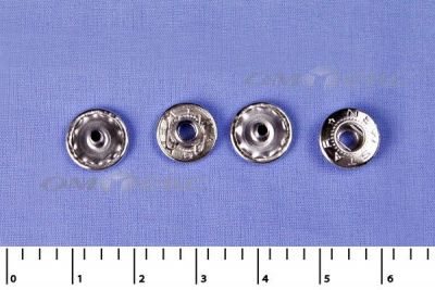 Кнопки металл Ф-12,5 (1440 +/-20 шт) "альфа" никель с рисунком - купить в Ноябрьске. Цена: 2 853.69 руб.