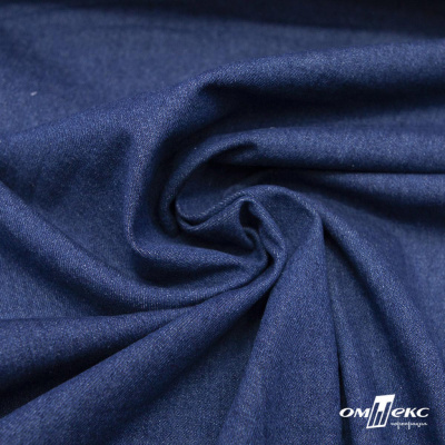 Ткань костюмная "Джинс", 315 г/м2, 100% хлопок, шир. 150 см,   Цв. 7/ Dark blue - купить в Ноябрьске. Цена 588 руб.