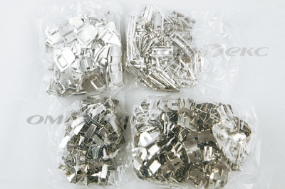 Крючки брючные 4 шипа "Стром" 144 шт. никель - купить в Ноябрьске. Цена: 383.97 руб.
