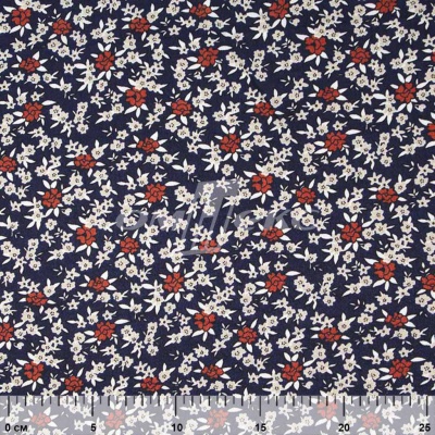Плательная ткань "Фламенко" 7.2, 80 гр/м2, шир.150 см, принт растительный - купить в Ноябрьске. Цена 239.03 руб.