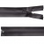 Молния водонепроницаемая PVC Т-7, 60 см, разъемная, цвет (301) т.серый - купить в Ноябрьске. Цена: 49.39 руб.