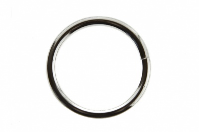 Кольцо металлическое d-32 мм, цв.-никель - купить в Ноябрьске. Цена: 3.54 руб.