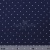 Креп стрейч Амузен, 85 г/м2, 19-3920 (т. синий)/белый мелкий горох, шир.150 см - купить в Ноябрьске. Цена 220.50 руб.