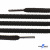Шнурки #106-09, круглые 130 см, цв.чёрный - купить в Ноябрьске. Цена: 21.92 руб.