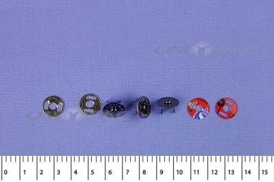 Кнопки магнитные МКМ-02, диам. 18 мм, чёрный никель - купить в Ноябрьске. Цена: 14.49 руб.