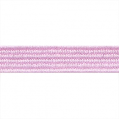 Резиновые нити с текстильным покрытием, шир. 6 мм ( упак.30 м/уп), цв.- 80-розовый - купить в Ноябрьске. Цена: 155.22 руб.
