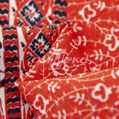 Плательная ткань "Фламенко" 24.1, 80 гр/м2, шир.150 см, принт этнический - купить в Ноябрьске. Цена 243.96 руб.