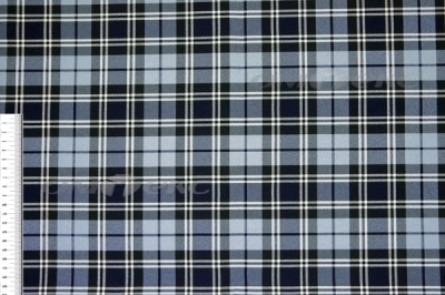 Ткань костюмная клетка Т7274 2004, 220 гр/м2, шир.150см, цвет т.синий/гол/бел - купить в Ноябрьске. Цена 