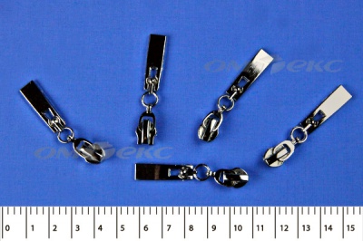 Слайдер декоративный, металлический №1/спираль Т7/никель - купить в Ноябрьске. Цена: 6.29 руб.